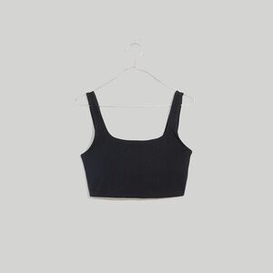 Madewell Flex Square-Neck Sports Bra • size xxs • ND875 • NWT